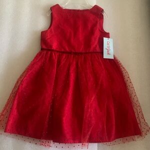 Cat & Jack Scarlet Tulle Kids Dress